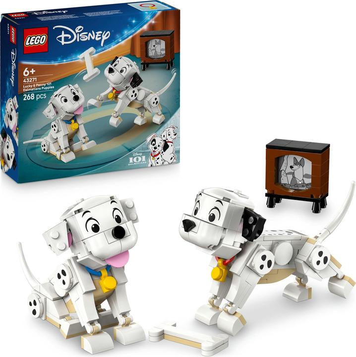 Actual product image LEGO Die Welpen Lucky und Penny aus 101 Dalmatiner (43271, LEGO Disney)