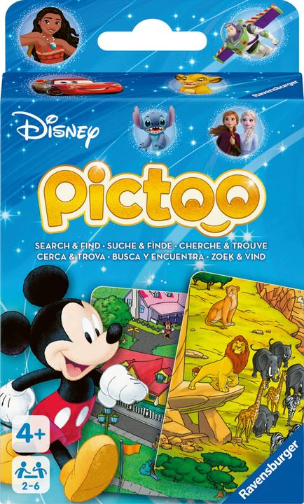 Actual product image Ravensburger 23478 - Pictoo Disney Card Game - Quick card search game for children aged 4 and over (Multilingual)