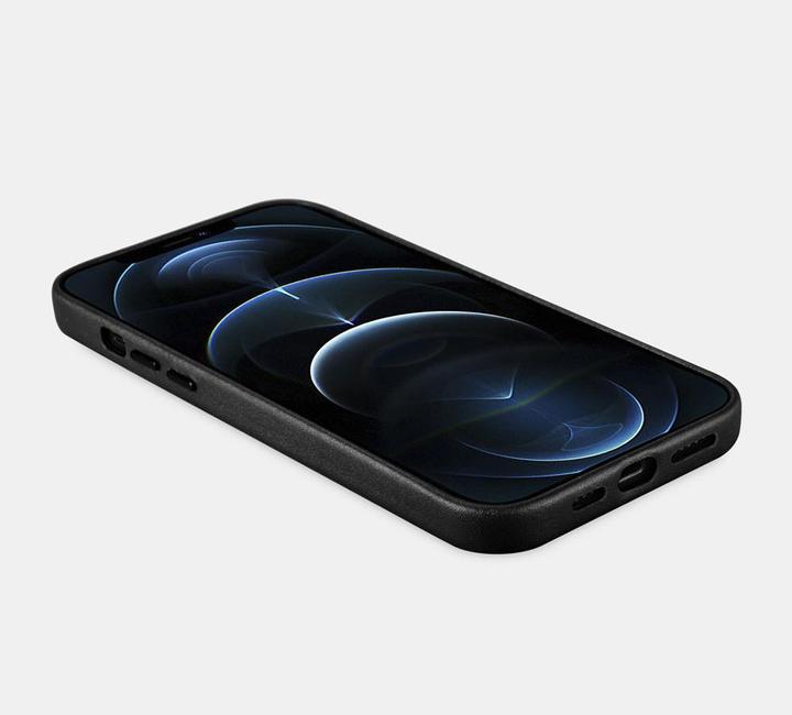 Image du produit iCarer Étui en cuir Étui en cuir véritable pour l'iPhone 12 Pro (Apple iPhone 12 Pro, Apple iPhone 12)