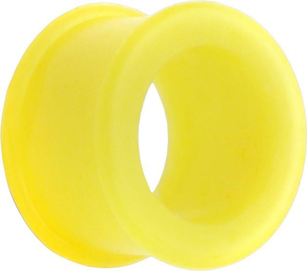 Immagine prodotto Star Piercing Tunnel giallo spesso (senza ottone, Silicone)