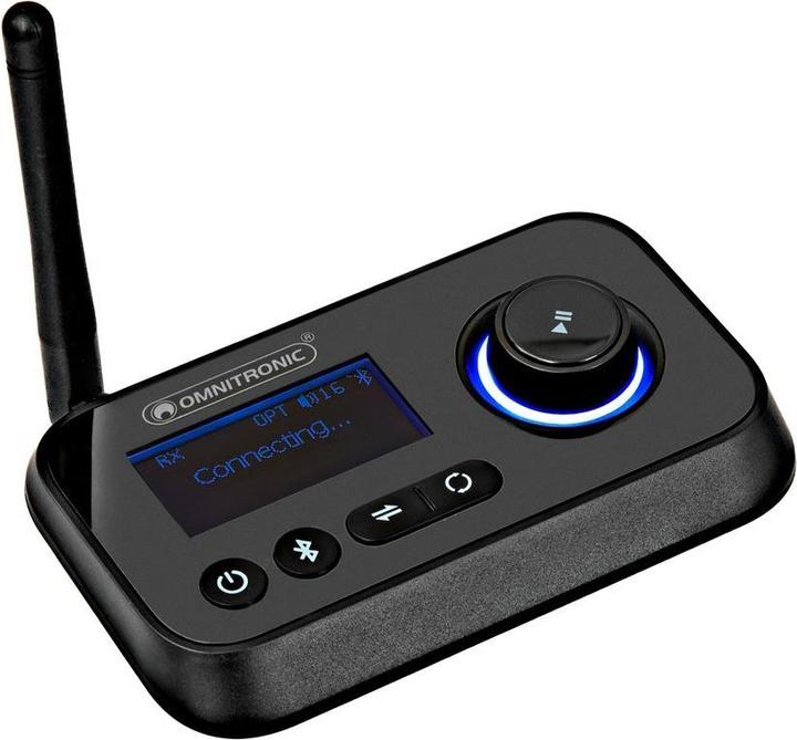 Omnitronic Ricetrasmettitore Bluetooth BDT-5.2PRO Aptx HD