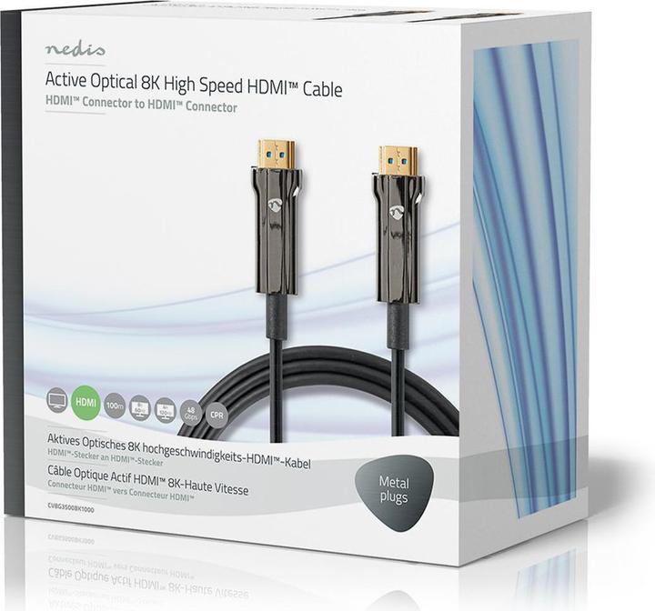Produktbild Nedis High Speed??HDMI Kabel mit Ethernet| HDMI Stecker|| 8Ka60Hz| - Kabel - Digital/D (100 m, HDMI)
