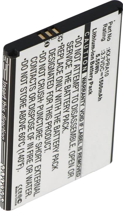 Actual product image Panasonic Battery KX-PRX110 Battery KX-PRX150, KX-PRA10, KX-PRA10EX, KX-PRX110, KX-PRX120, KX-PRX150