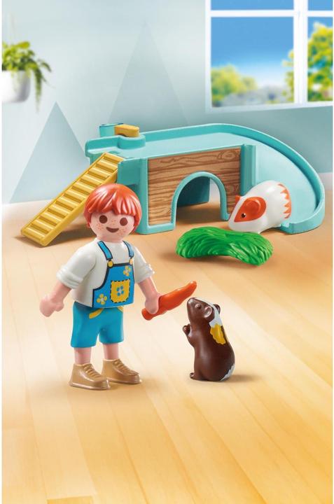 Immagine prodotto Playmobil Ragazzo con porcellino d'India (71746, Playmobil La mia vita)