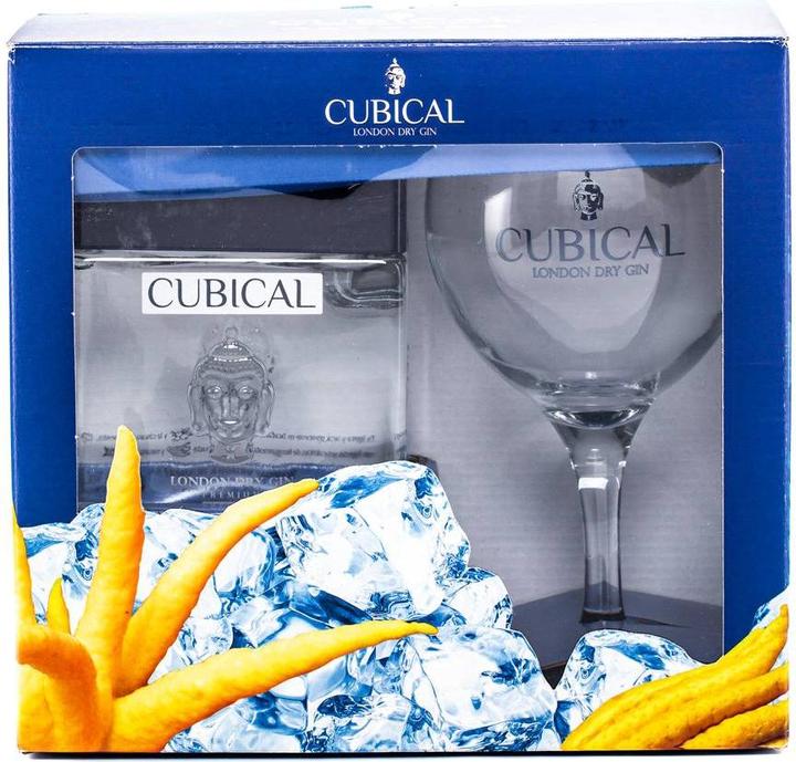 Produktbild Cubical Gin Ultra Premium London Dry Gin mit Etui und Glas (1 x 70 cl)