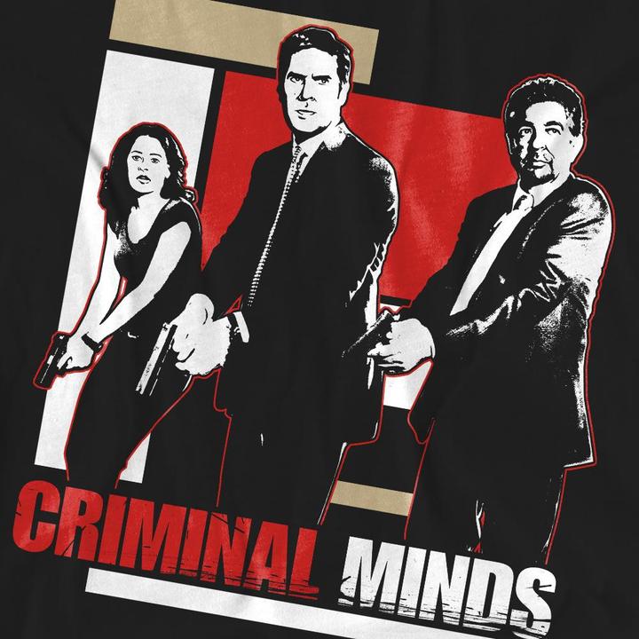 Image du produit Criminal Minds - T-shirt GUNS DRAWN - Adulte (M)