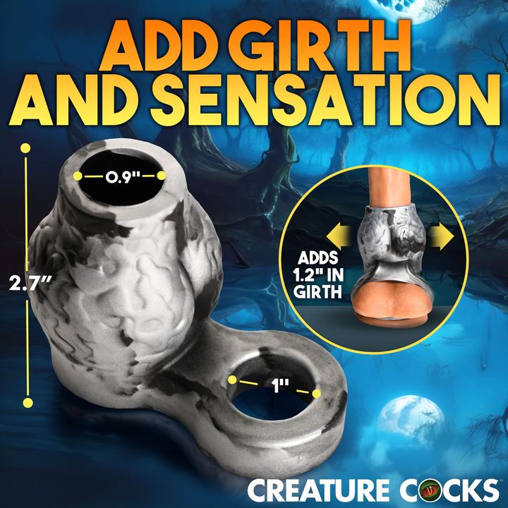 Image du produit Creature Cocks XR Brands - Night Prowler Ball Stretcher - Gris (2.30 cm)