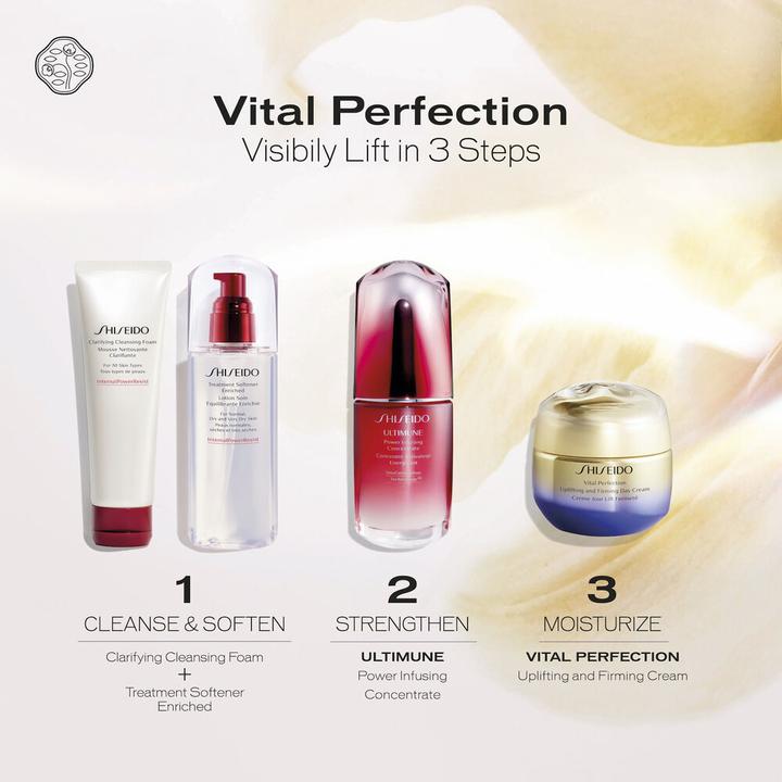Actual product image Shiseido Vital Perfection (75 ml, 24h cream, Up to SPF 10)