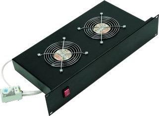 Actual product image Triton 19" fan tray, 2 fans, 2U