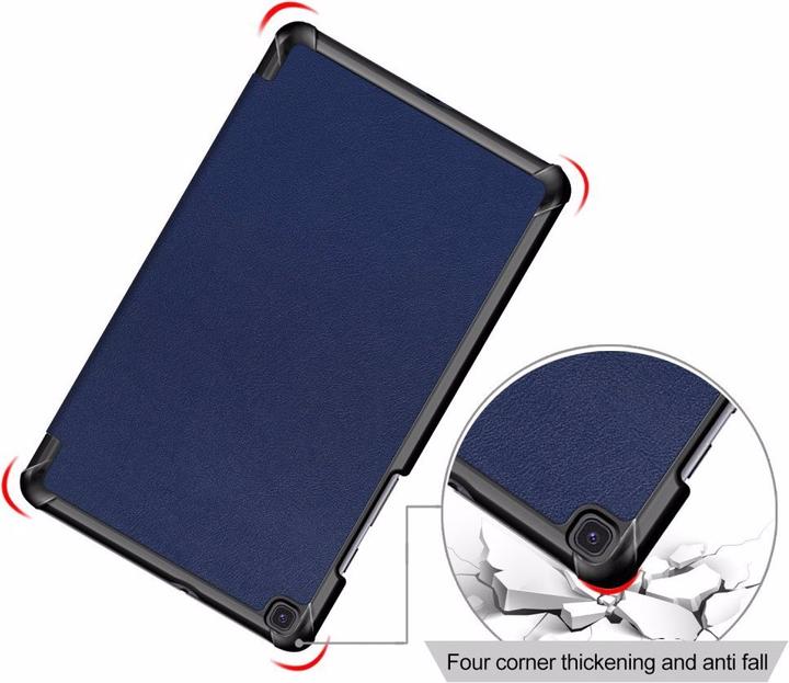 Actual product image Cover-Discount Galaxy Tab A 8.0 / 2019 - Tri-fold Smart Case dark blue (2019, Galaxy Tab A 8.0)