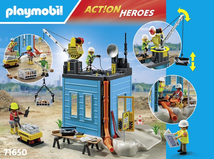 Actual product image Playmobil Building site (71650, Playmobil Action Heroes)