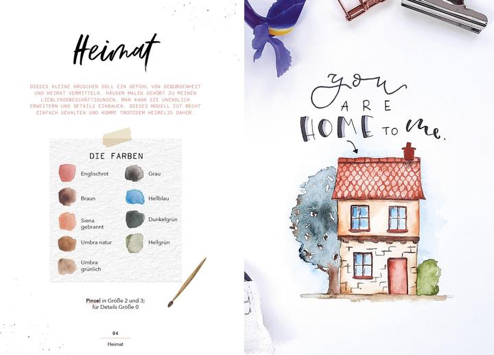 Produktbild Spruch-Manufaktur – Sprüche für alle Anlässe mit Handlettering und Watercolor gestalten (Deutsch, Annett Wötzel, 2021)