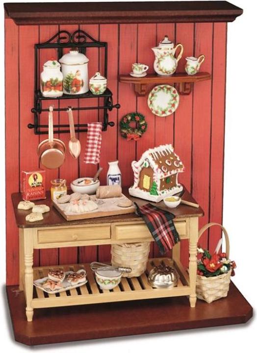 Immagine prodotto Reutter 001.802/7 - Espositore da parete "Panetteria natalizia", in miniatura