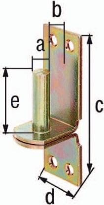 Actual product image GAH Clamp DI on plate 16x13mm galv. zinc plated thick film passivated (Blocks, 1 pcs.)