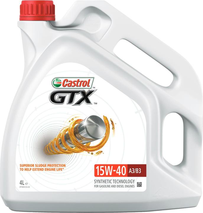 Immagine prodotto Castrol GTX ad alto chilometraggio (4 l, SAE 15W-40)