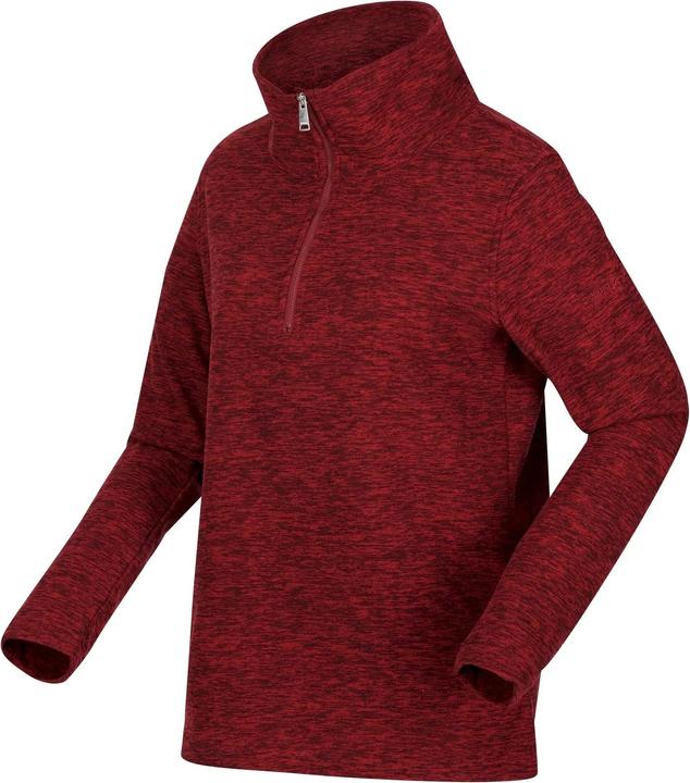 Actual product image Regatta Womens/Ladies Kizmitt Marl Half Zip Fleece Top (34 D)