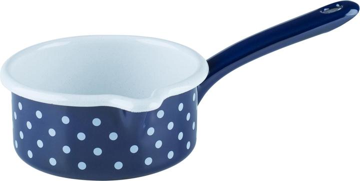 Riess Stielkasserolle 12cm 0.5l (12 cm, Kochtopf, Emaille)