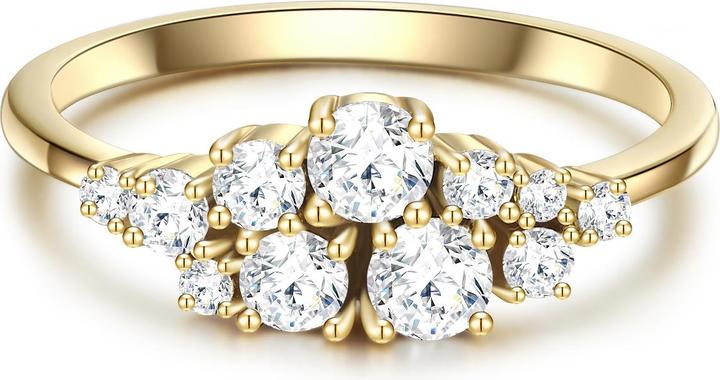 Image du produit Glanzstücke München Femmes argent sterling zirconium or jaune - 28369 (50, Argent 925)