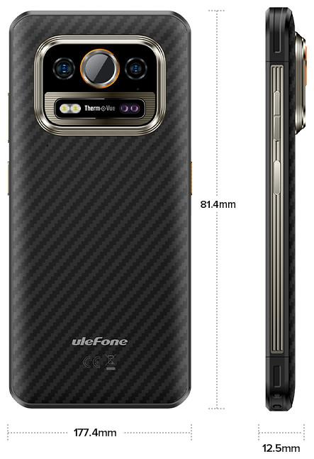 Produktbild Ulefone Smartphone Armor 25T 8GB/256GB (Frost Black) (256 GB, Frost Black, 6.78", Hybrid Dual SIM, 50 Mpx, 4G)