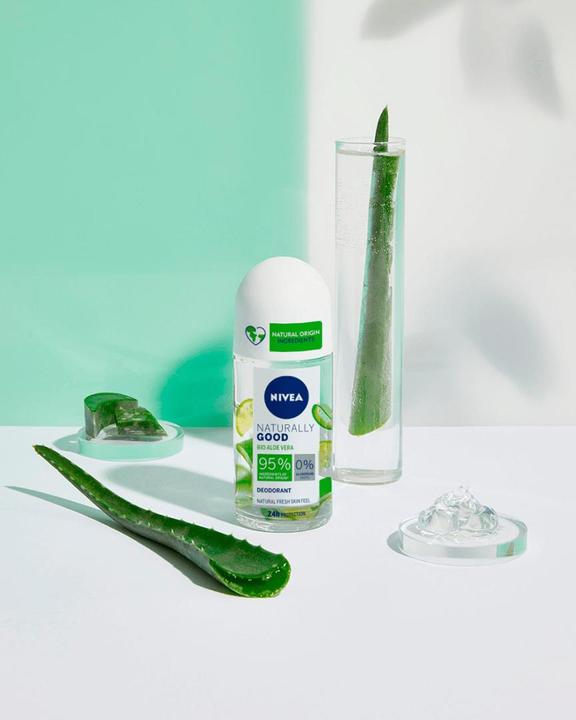 Produktbild NIVEA NATURALLY GOOD ALOE VERA deo roll-on 50 ml (Roll-on, 50 ml)
