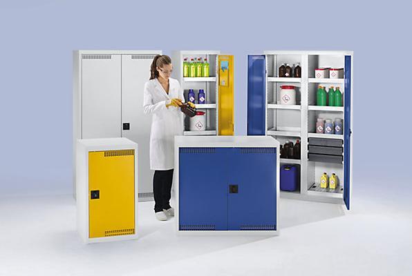 Produktbild kaiserkraft Umweltschrank, Türen gelocht (100 cm, 180 cm)