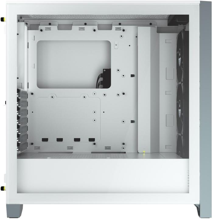 Produktbild Corsair iCUE 4000X RGB Mid-Tower White-Gehäuse aus gehärtetem Glas (ATX, mATX, Mini-ITX, E-ATX)
