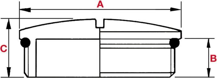 Produktbild Plica Verschlussschraube BLISTO M12 MS M12 Messing 926706012