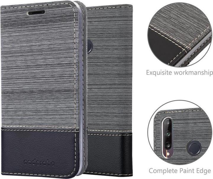 Actual product image Cadorabo Book Jeans Optics Cover (Huawei Nova 7i, Huawei P40 Lite)