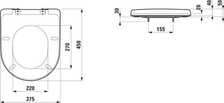 Actual product image Laufen WC seat