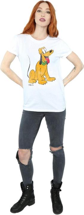 Produktbild Disney Womens/Ladies Classic Pluto Cotton Boyfriend T-Shirt (M)