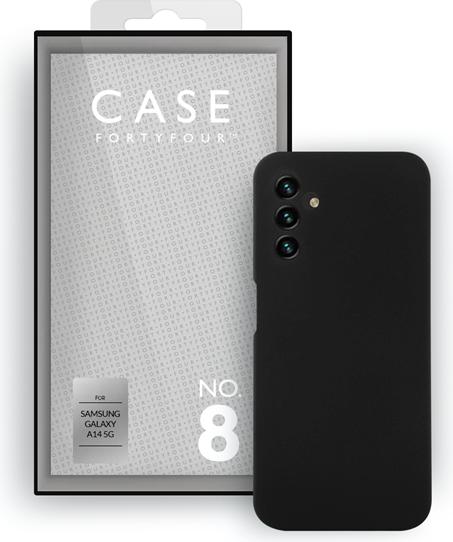 Actual product image Case FortyFour Liquid Silicone Case No.8 black (Samsung Galaxy A14 5G)