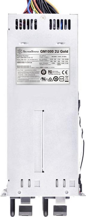 Actual product image Silverstone SST-GM1000-2UG V2 redundant 2U power supply - 1000 Watt (1000 W)