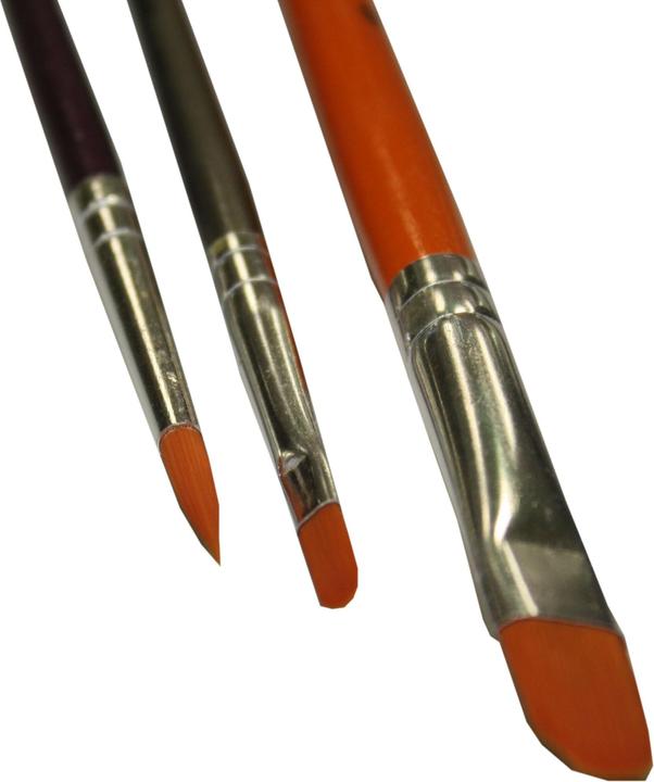Produktbild Magni 955512 - Profi-Pinselset, Rundpinsel Grösse 3, Katzenzungenpinsel Grösse 2 und 8