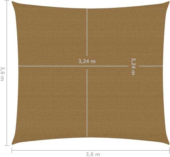Image du produit VidaXL Voile d'ombrage (360 x 360 cm)