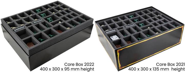 Image du produit Feldherr HB02SET - Kit mousse + porte jeton pour le jeu de base HeroQuest (2021) + The Bas (Matières plastiques, Mousse)