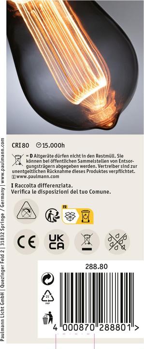 Image du produit Paulmann Piston ST64 Inner Glow (E27, 3 W, 80 lm, 1 x)