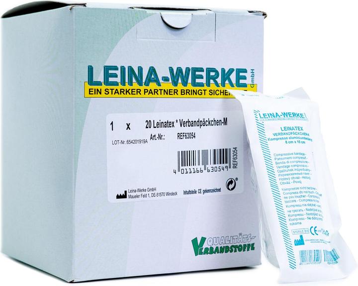 Produktbild Leina Verbandpäckchen 8 cm x 10 cm / 1 Stk.
