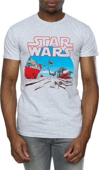 Image du produit Star Wars - T-shirt THE LAST JEDI ACTION SCENE - Homme (M)