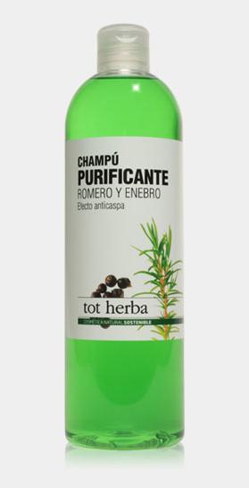Actual product image Tot Herba CHAMPÚ PURIFICANTE romero y enebro 500 ml (500 ml, Liquid shampoo)