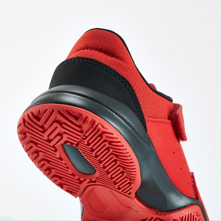 Image du produit Kuikma Chaussure de Tennis Enfant à scratch - TS STRONG Kd Rouge (30)