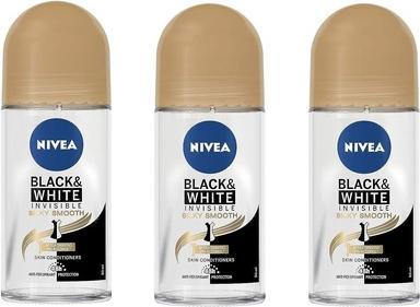 Produktbild NIVEA Invisible Black & White Silky Smooth (Roll-on, 50 ml)