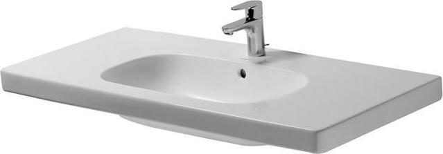 Produktbild Duravit Möbelwaschtisch D-Code 105 x 48 cm weiss 03421000002 (480 mm, 1050 mm)