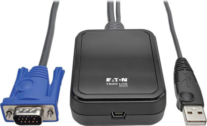 Actual product image Eaton KVM Console to USB 2.0 Portable Laptop Crash Cart Adapter with File Transfer and Vid