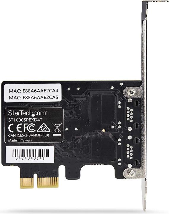 Produktbild StarTech NIC 2-Port Network Card, TAA (Mini PCI Express)
