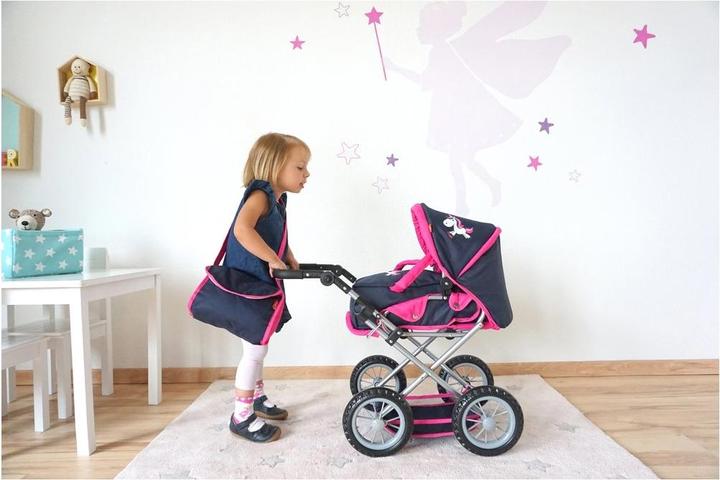 Image du produit Knorrtoys Puppenwagen Ruby - "UMA.Das Einhorn" blue