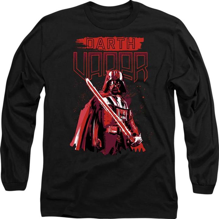 Actual product image Star Wars Unisex Adult Darth Vader Painted T-Shirt (XL)