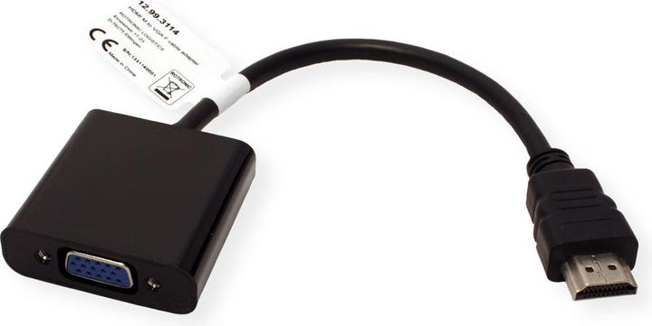 Actual product image Value Adapter cable HDMI - VGA ST/BU (HDMI, 15 cm)