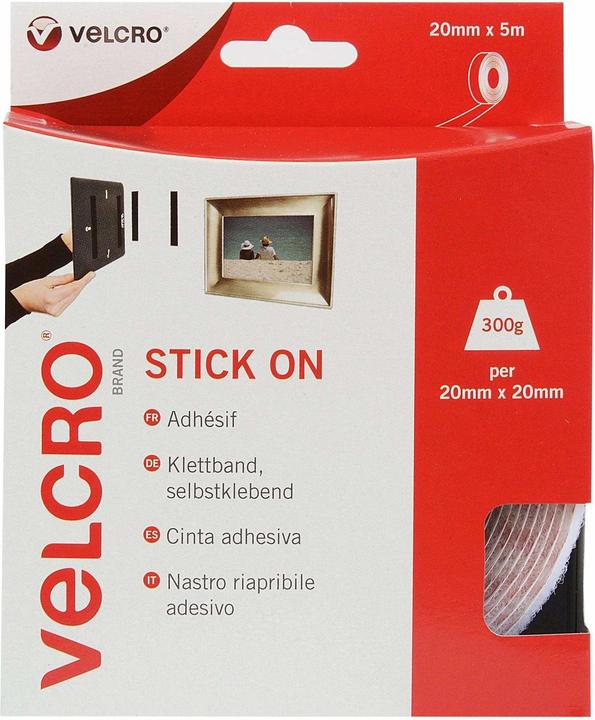 Actual product image Velcro brand Stick On Velcro (20 mm)