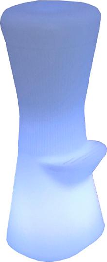 Newgarden CORFU 74 LED Solar Barhocker 40cm + RGB, Akku, Fernbedienung Innen & Aussen IP65 (45 lm, IP65)