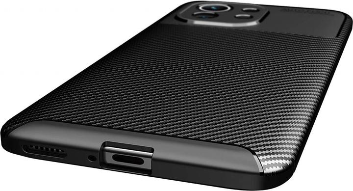 Actual product image Screenguard Xiaomi Mi 11 Hull Carbon Design TPU Case (Xiaomi Mi 11i)